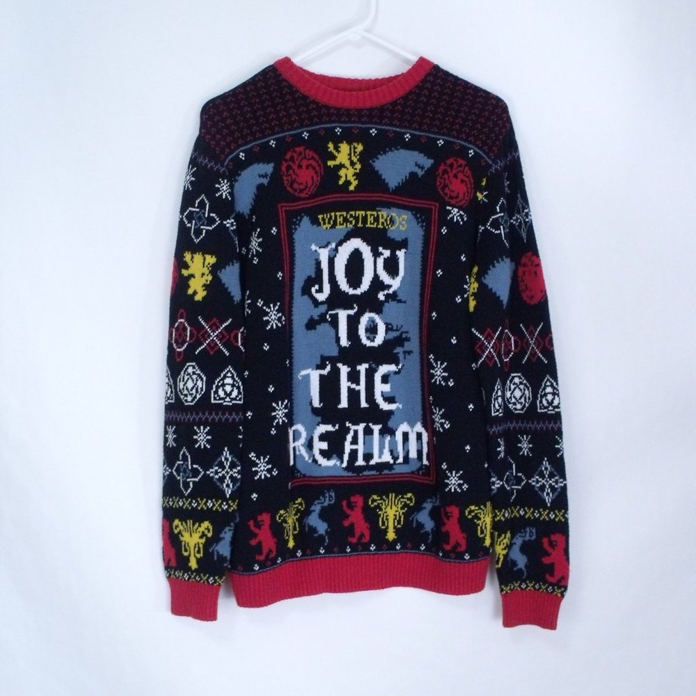 Game of Thrones Joy To The Realm Sweater L